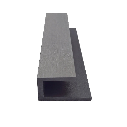 COMPOSITE CLADDING GREY U TRIM | 550ICCUT5