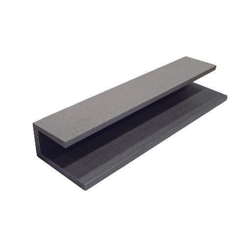 COMPOSITE CLADDING GREY U TRIM | 550ICCUT5