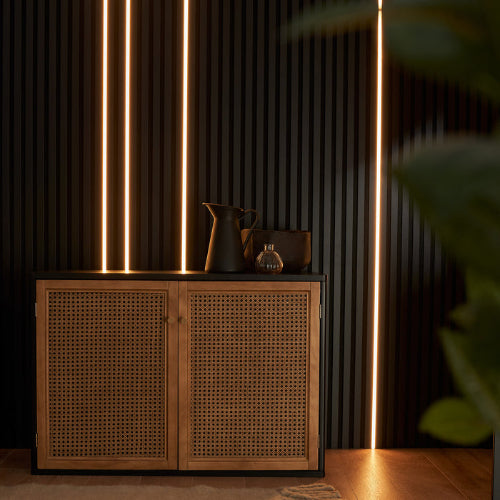 ACOUSTIC PANEL - BLACK OAK 60X240 | 550IAP2