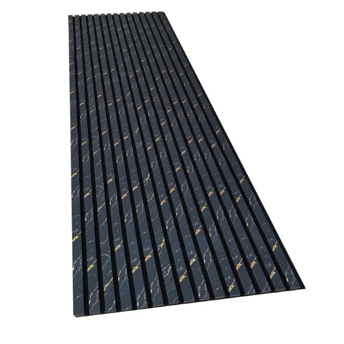 ACOUSTIC PANEL - BLACK GOLD MARBLE 60X240 | 550IAP9