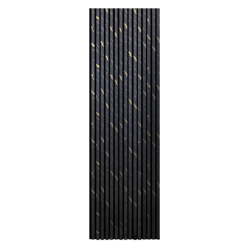 ACOUSTIC PANEL - BLACK GOLD MARBLE 60X240 | 550IAP9
