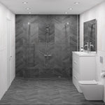 Load image into Gallery viewer, ART.CHEVRON BLACK 60X120 | 550IPT154