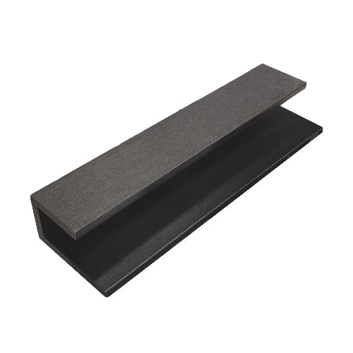 COMPOSITE CLADDING CHARCOAL U TRIM | 550ICCUT1