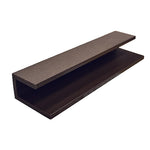 Load image into Gallery viewer, COMPOSITE CLADDING CHOCOLATE BROWN U TRIM | 550ICCUT3
