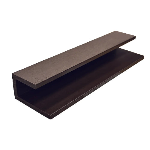 COMPOSITE CLADDING CHOCOLATE BROWN U TRIM | 550ICCUT3