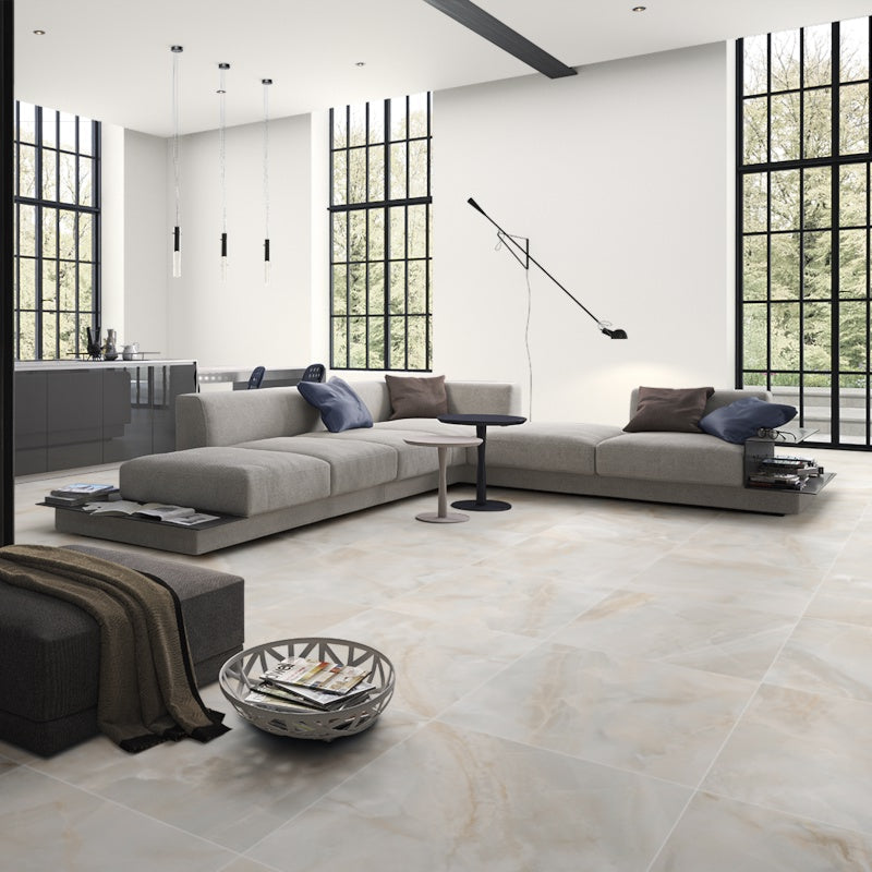 Sardonyx Cream Matt Marble Tile