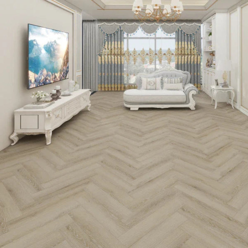 Herringbone Butternut Beige Spc Flooring