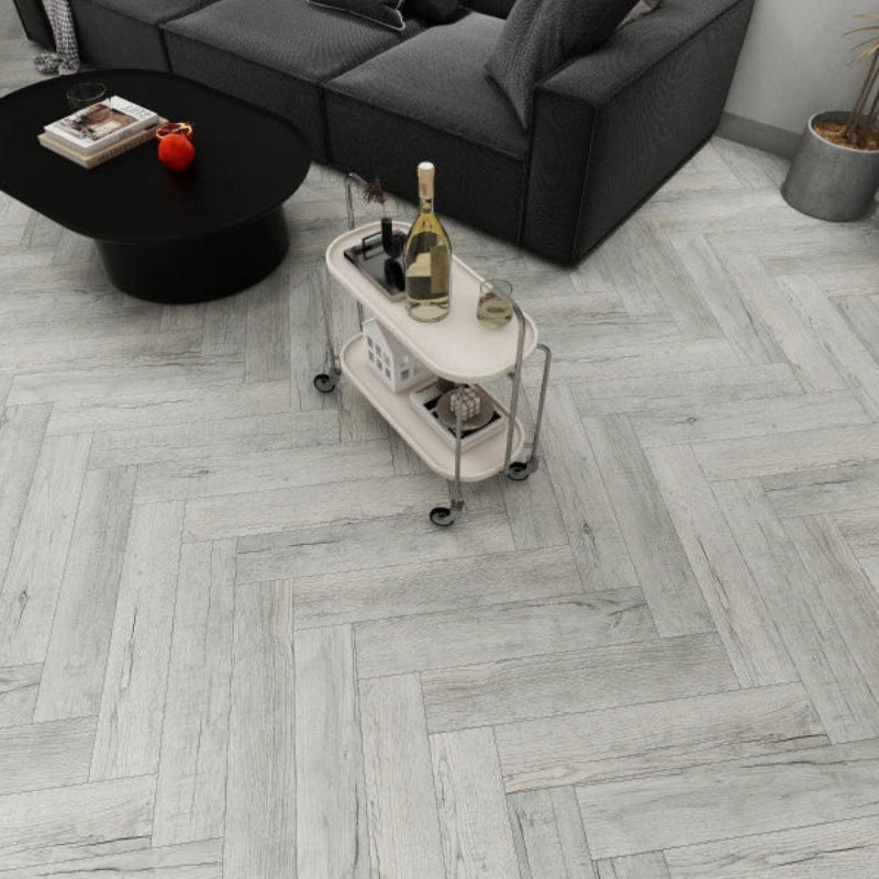 Herringbone Pebble Grey Spc Flooring