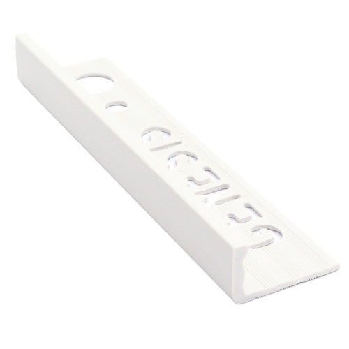 Straight Edge 10mm & 12mm PVC Tile Trim - 2.7m | 550ITA9